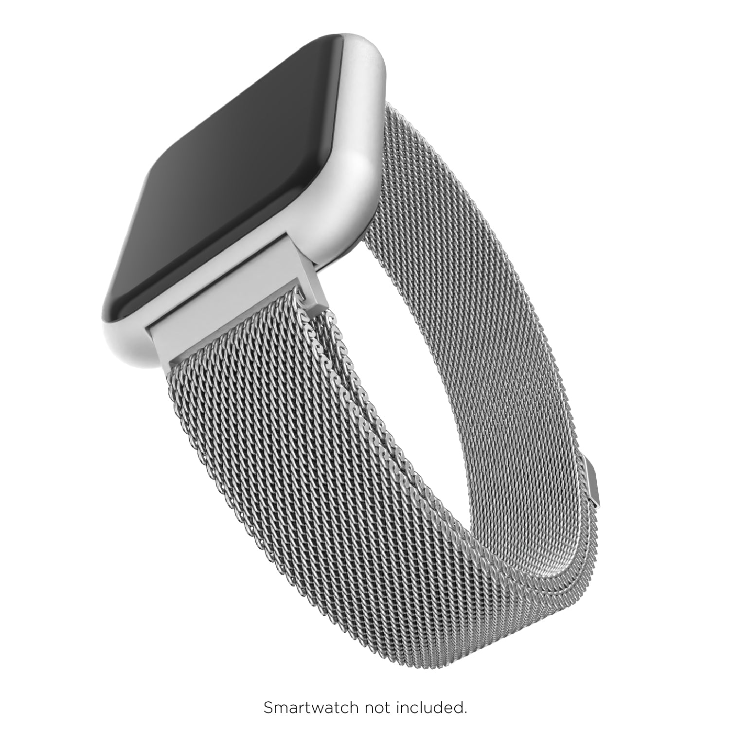 iTouch Air 3 44mm Extra Interchangeable Strap: Silver Mesh affordable smart watch strap